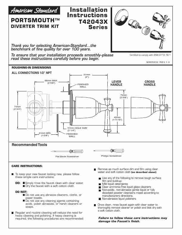 American Standard Plumbing Product T42043X-page_pdf